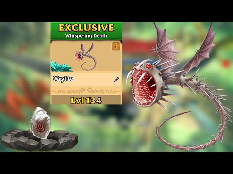 Wrylite Max Level 134 Titan Mode - Exclusive Whispering Death - Dragons:Rise of Berk
