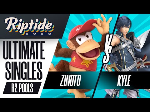 Zinoto (Diddy Kong) vs Kyle (Chrom) - Ultimate Singles Round 2 Pools - Riptide 2023