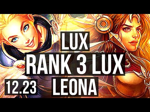 LUX & Cait vs LEONA & Jhin (SUP) | Rank 3 Lux, Godlike, 7/5/18, Rank 13 | KR Challenger | 12.23