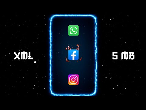 FACEBOOK, INSTAGRAM, WHATSAPP 😈💥 || NEW 3D XML FILE 🦋 || NEW TREND XML 💕 || #xml #5mb_xml