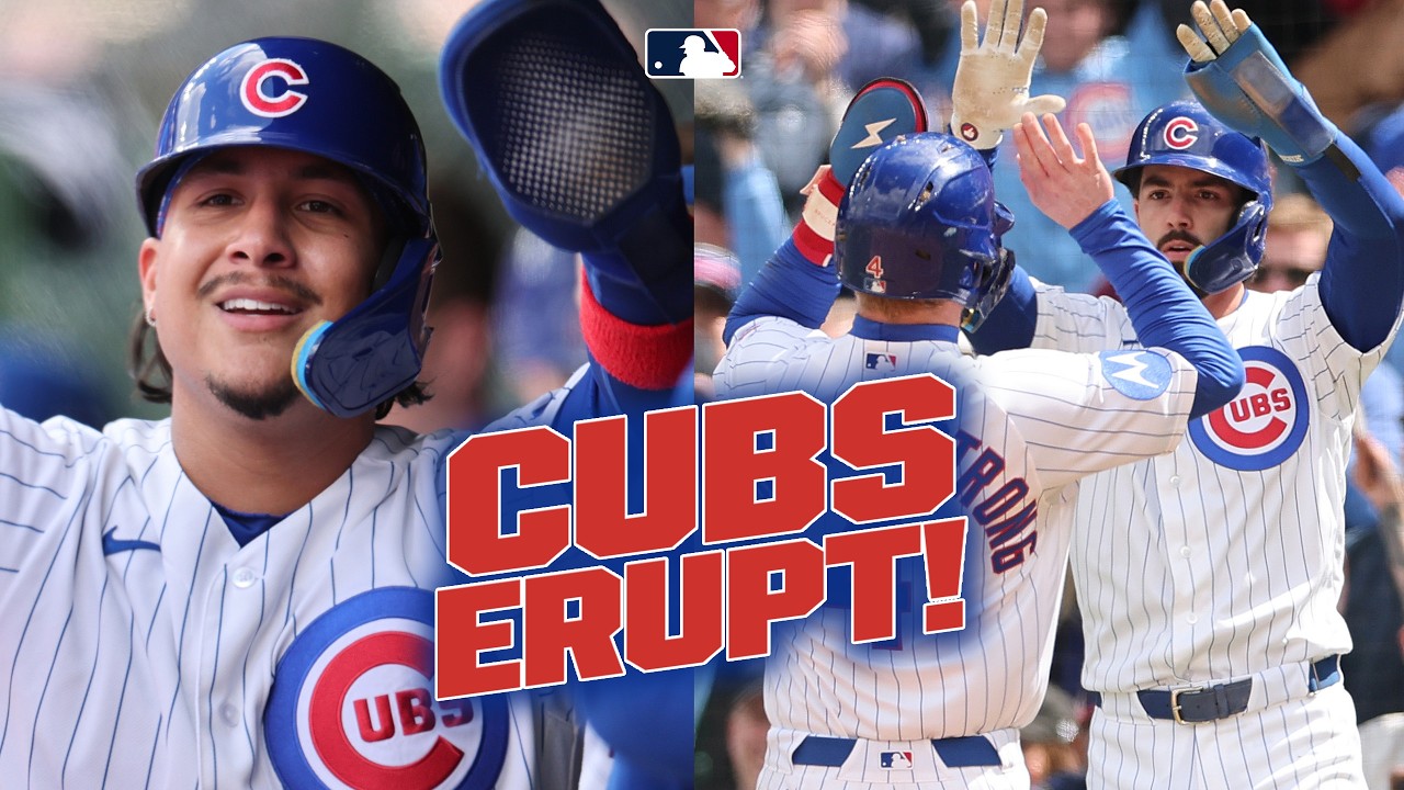 Hey Chicago, Whaddya Say? Cubs score 7 RUNS in the 4th inning 🔥 | Full Inning Highlights