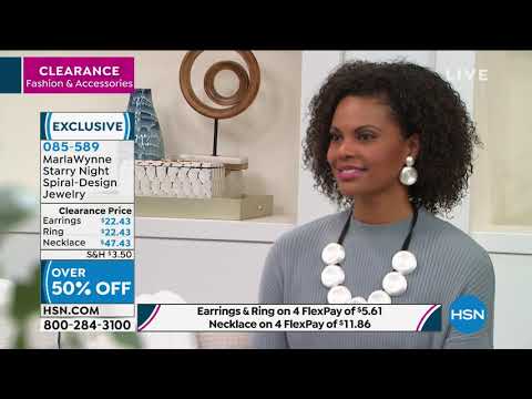 HSN | MarlaWynne Jewelry Clearance - Up To 60% Off 02.02.2021 - 02 PM
