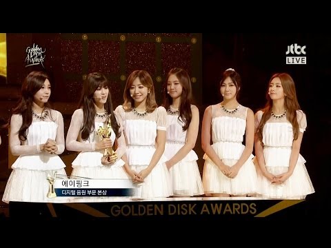 [HD] 140116 APink - Digital Bonsang Award @ 28th Golden Disk Award