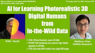 AI for Learning Photorealistic 3D Digital Humans from In-the-Wild Data