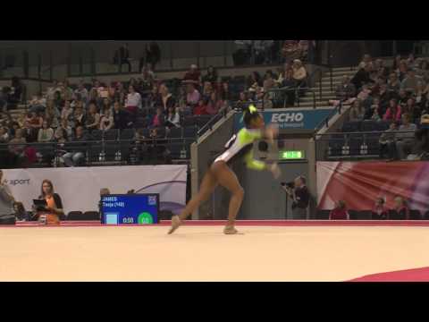 Taeja JAMES SILVER Floor 2016 Women's Junior All Around British