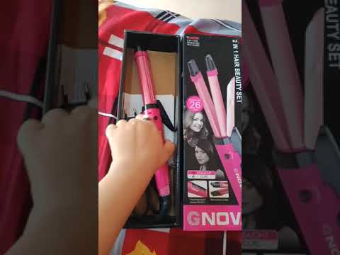 Nova NHC-2009 2 In 1 Hair Straightener + Curler