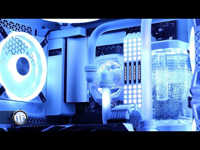 Vỏ case Corsair 4000D Tempered Glass White