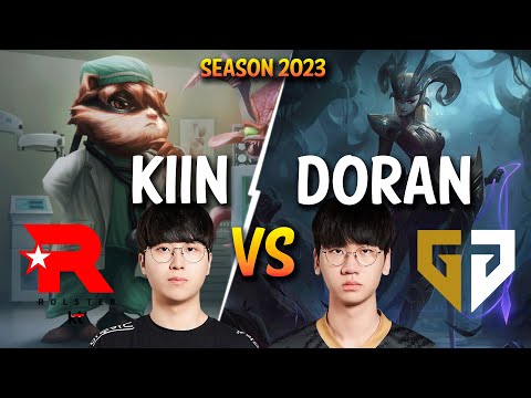 KT Kiin vs GEN Doran - Kiin KENNEN vs Doran CAMILLE Top - Patch 13.18 KR Ranked