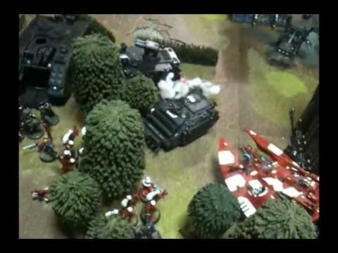 Eldar vs Space Marines 1850pt Battle Report