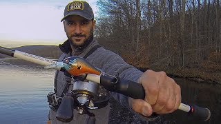 Cold Water Bass Fishing with my Mystery Tackle Box (Late Fall)