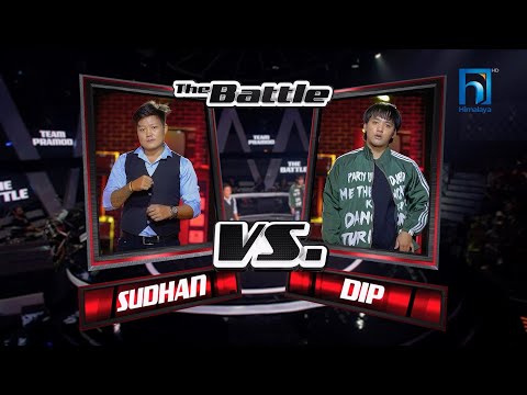 Sudhan Rai Vs Dip Kirati "Komal Tyo Timro..." The Battle | The Voice of Nepal Season 4
