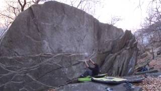 Video thumbnail of Vier Gleiche, 6a+. Chironico