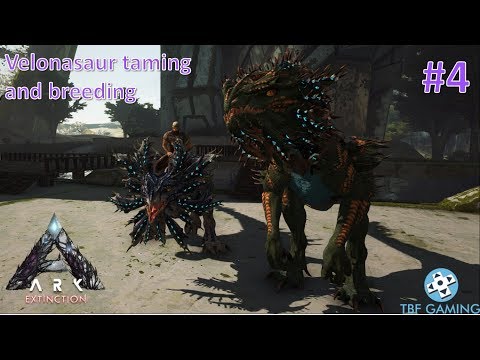 Velonasaur Taming and Breeding Ark Extinction E04 Ark Survival Evolved Extinction DLC