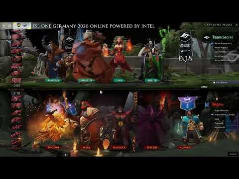 NIGMA VS SECRET    ESL ONE GERMANY