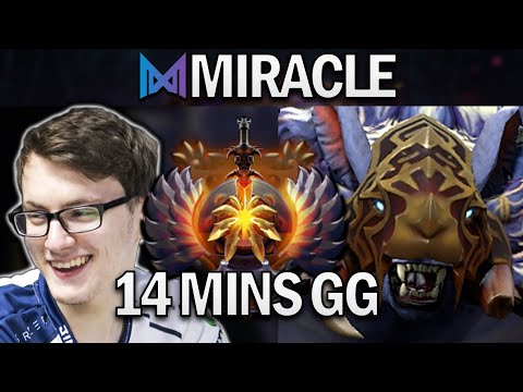 NIGMA.MIRACLE URSA - 14 MINS GG - DOTA 2 7.26 GAMEPLAY