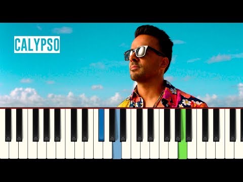 Como tocar Luis Fonsi - Calypso (Piano tutorial)