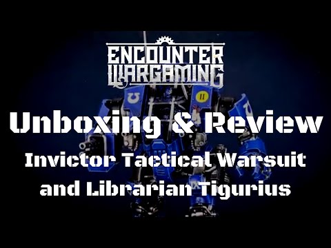 Space Marines Invictor Tactical Warsuit & Tigurius Unboxing & Rules Review