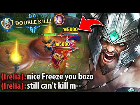 This trash talking Irelia gets shut up QUICKLY this game... (TOP LANE MASSACRE)