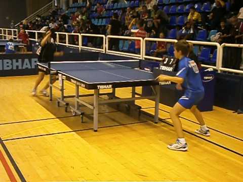 EURO MINI CHAMPS 2013 Table tennis Sidorenko V 3 игра в финале с французом 3 1