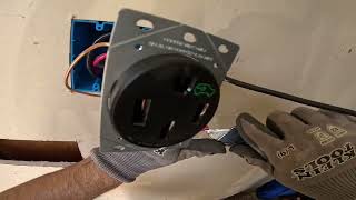 50 Amp EV Charger Outlet Install with Inspection — Electrician Guide