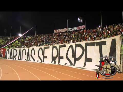 "LOS DEMONIOS ROJOS l CARACAS FC Vs Tucanes FC l TA2014 l 19 -10 - 2014" Barra: Los Demonios Rojos &bull; Club: Caracas