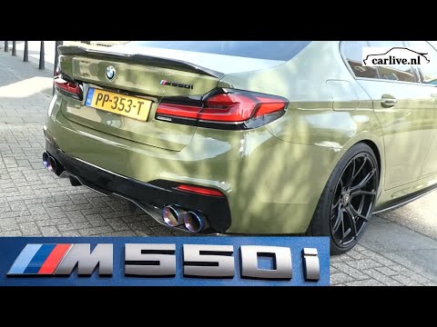 BMW M550i | SOUND ACCELERATION| SPORT EXHAUST | carlive