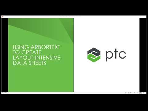 Creating Layout Intensive Datasheets with Arbortext (NO AUDIO)