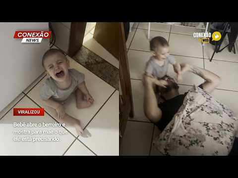 Vídeo: Bebê abre o berreiro e mostra para mãe o que ele está precisando.