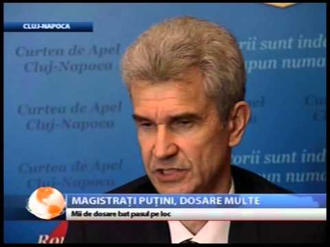 TVR Cluj - La Curtea de Apel Cluj, magistraţi şi grefieri puţini, dosare multe.