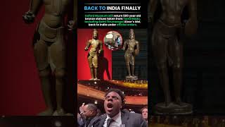 Download lagu Back to India Finally 🇮🇳 | 500-Year-Old Idols Returning from Oxford #shorts #trending mp3