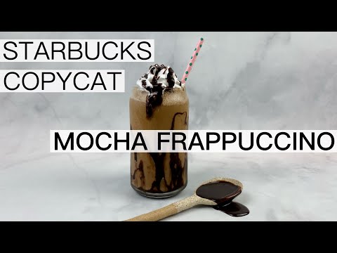 STARBUCKS COPYCAT MOCHA FRAPPUCCINO | VEGAN AND DAIRY FREE!