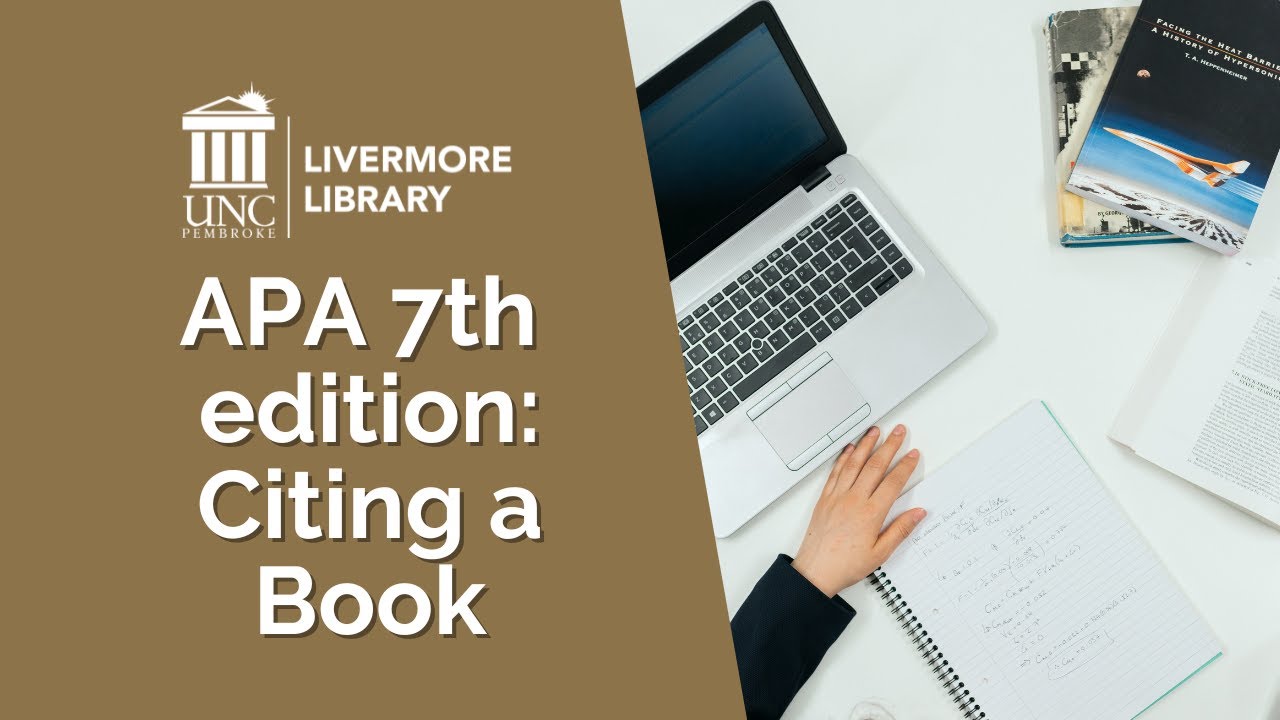 APA 7th Edition: Citing a Book