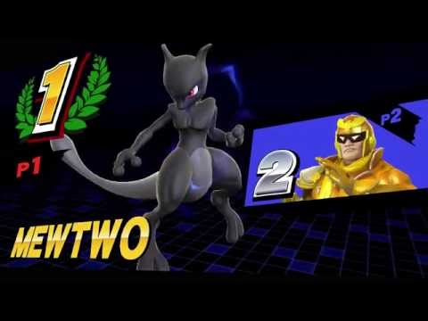 SSB4 Wii U - Mewtwo vs Caption Falcon