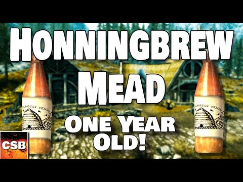 Honningbrew Mead (Elder Scrolls Cookbook) One Year Tasting - TWO VERSIONS!
