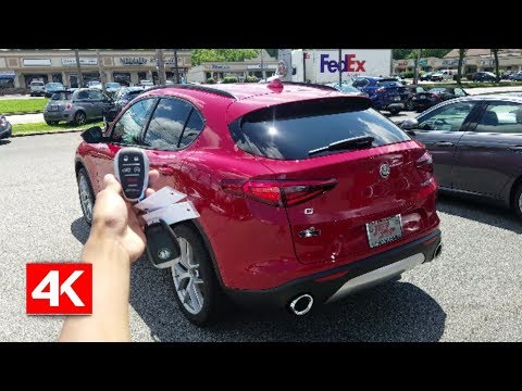 2018 ALFA ROMEO STELVIO - IN DEPTH WALKAROUND STARTUP EXTERIOR INTERIOR & TECH