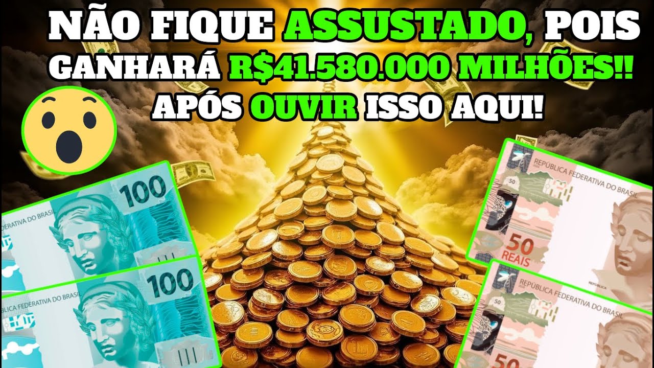 😨🤑 DEUS DIZ: NÃO TENHA MEDO! AO VIVO SUA RIQUEZA ESTÁ PRONTA!