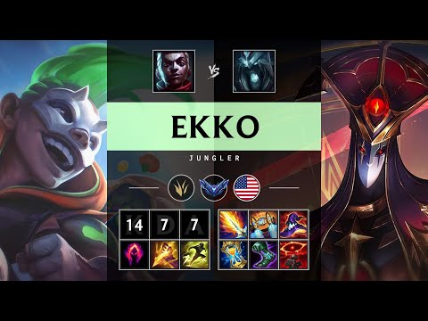 Ekko Jungle vs Karthus - NA Diamond Patch 25.21