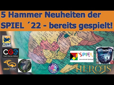 !!! HOT 5 ESSEN 2022 Neuheiten schon gespielt !!! VLOG 06 - April 2022 Teil 7 - The Gathering
