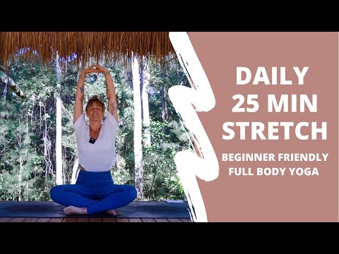 25 MINUTE DAILY FULL BODY STRETCH | Beginner friendly Yoga.. Ashley Freeman