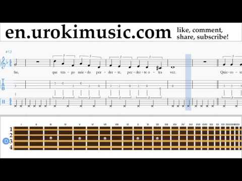 How to Play Mandolin Besame Mucho Tabs Part#2 um-b352