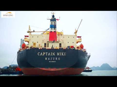 MV CAPTAIN MIKE- DISCHARGING IRON ORE AT HON GAI