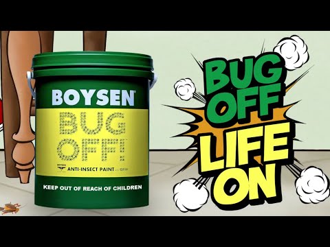 BOYSEN BUG OFF "Kung Fu Bugs" (1) TVC