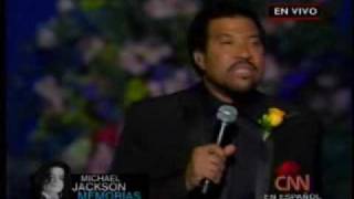 Jesus is Love - Lionel Richie (Jackson Memorial)