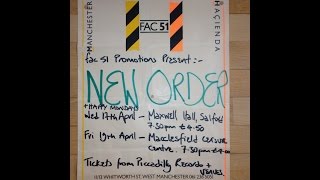 New Order Macclesfield Leisure Centre, 1985