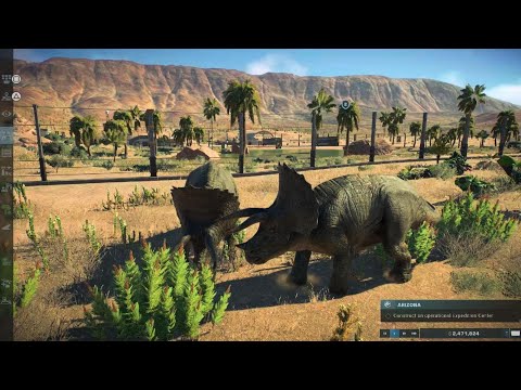 Jurassic World Evolution 2 Arizona 2 Tutorial Mission TransportingTriceratops