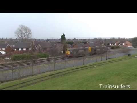 DRS Class 20 No's. 20308 + 20305 on 0Z31 Crewe GB - Crewe GB on 02.03.15 - HD
