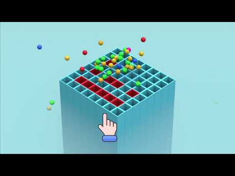 Grid Drop: Satisfying Puzzle