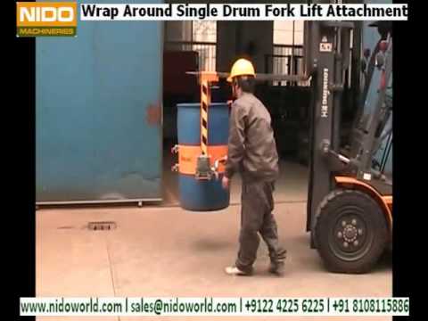 Manual Drum Tilter Fork Attachment