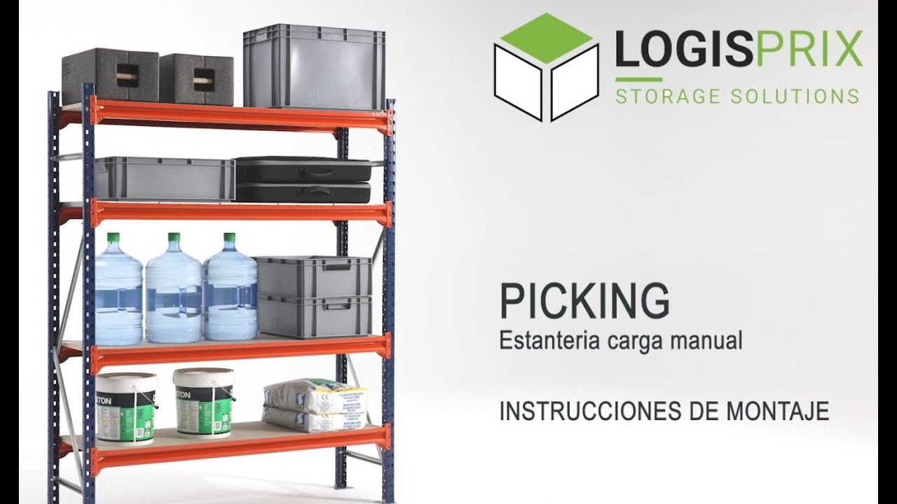 Estantería Ligera con Estante Metálico - Logisprix Solutions