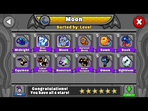 How to breed all the Sun and Moon dragons in Dragonvale!